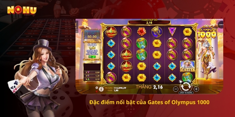 Đặc điểm nổi bật của Gates of Olympus 1000