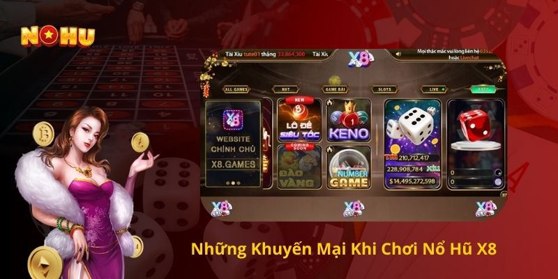 Những Khuyến Mại Khi Chơi Nổ Hũ X8